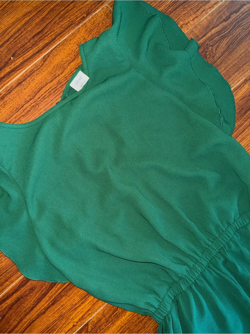 (See description) Wilfred green Fleurette jumpsuit sz small - Picture 11 of 11